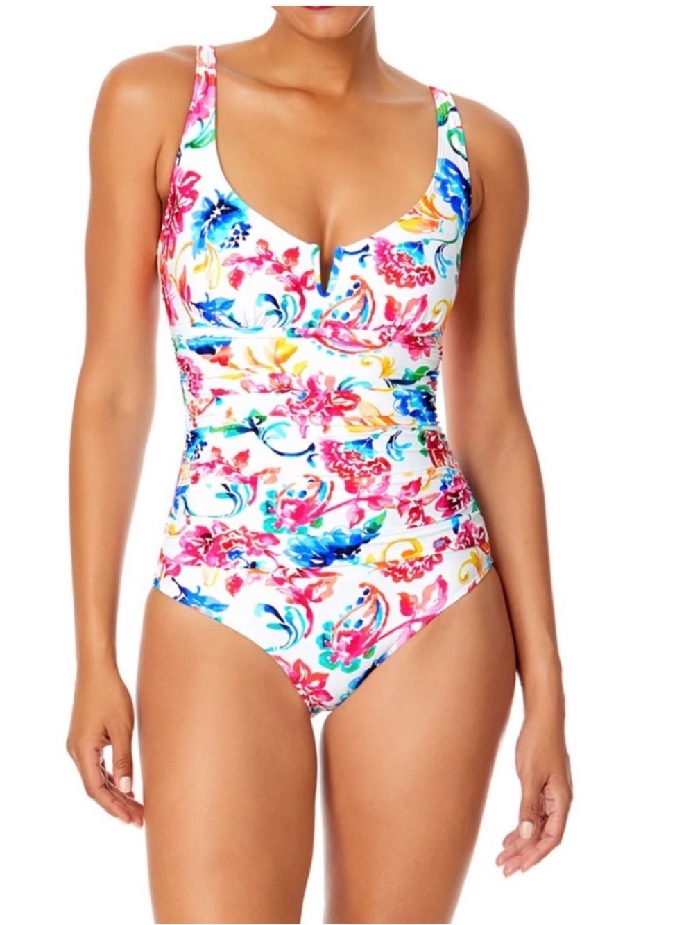 Anne Cole Watercolor one piece swimsuit